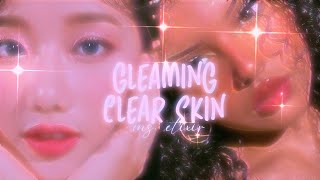 𝐆𝐋𝐄𝐀𝐌𝐈𝐍𝐆 ⌗ powerful clear skin subliminal USE WITH CAUTION [upl. by Inaffit598]