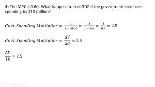 How to Solve Government Spending Multiplier Problems [upl. by Ahselat]