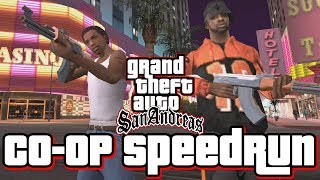 GTA San Andreas CoOpTwo Player Speedrun [upl. by Ael]