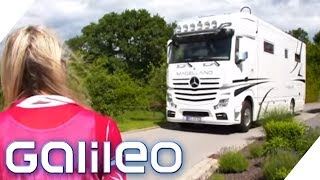 700000€ Dieser LKW ist ein XXL LuxusWohnmobil  Galileo  ProSieben [upl. by Sitnalta564]