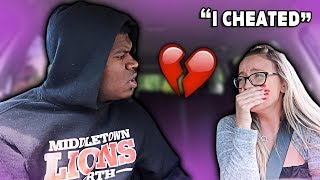 I CHEATED ON YOU PRANK ON GIRLFRIEND SHE CRIED [upl. by Alaikim]