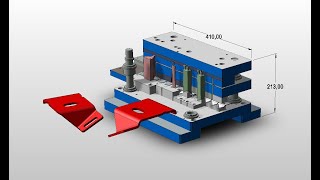 PROGRESSIVE DIE DESIGN 5 KeyCreator Tutorial  Tool Engaged [upl. by Anivla]