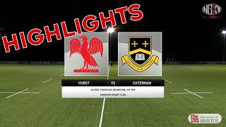 HIGHLIGHTS Hurstpierpoint College vs Caterham 261121 [upl. by Spiegel347]