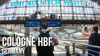 Cologne Hauptbahnhof  🇩🇪 Germany 4K HDR Walking Tour [upl. by Eirojam]