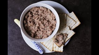 Andrew Zimmern Cooks Chopped Chicken Liver [upl. by Llohcin]