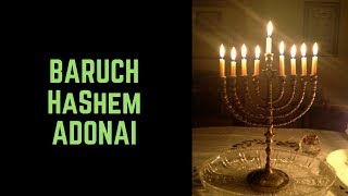 Baruch HaShem Adonai with Lyrics [upl. by Eladnyl]