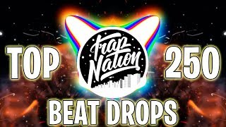 TOP 250 BEST BEAT DROP SONGS OF ALL TIME  1 Hour Version [upl. by Hewes874]