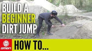 How To Build A Beginner Mountain Bike Dirt Jump [upl. by Reywas]