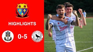 Caerleon 05 Cwmbrân Town  Gwent FA Senior cup  Quarter final highlights [upl. by Silas755]