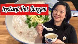 INSTANT POT CONGEE WITH MINCED PORK [upl. by Ayiotal]