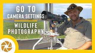 Best CAMERA SETTINGS for WILDLIFE PHOTOGRAPHY [upl. by Elin]