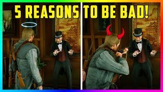 5 Reasons Why Being A Bad Dishonorable Outlaw Is BETTER In Red Dead Redemption 2 RDR2 [upl. by Cohin435]