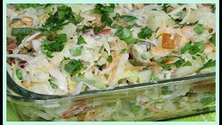 Salada de repolho com Batata [upl. by Sialac]