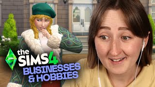 EARLY ACCESS to The Sims 4 Businesses amp Hobbies Streamed 3125 [upl. by Lemmueu]