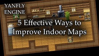 5 Effective Ways to Improve Indoor Maps  RPG Maker MV [upl. by Etteluap]