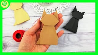 Jak zrobić Kota Origami DIY tutorial [upl. by Charie]