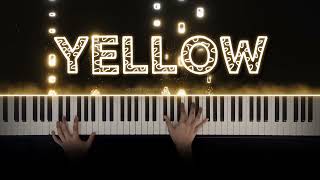 Coldplay  Yellow  Piano Cover with Strings with Lyrics amp PIANO SHEET [upl. by Calore]