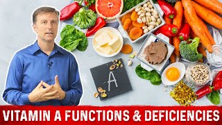 Vitamin A Sources Functions and Deficiencies – Dr Berg [upl. by Adnilrev]