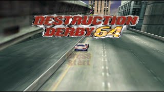 Nintendo 64 Longplay 035 Destruction Derby 64 [upl. by Adraynek]