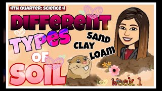 Q4 Science 4 Week 1  Characteristics of Different Types of Soil [upl. by Maible]