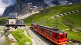 Jungfrau Railway Switzerland  The Highest Mountain Railway Station in Europe [upl. by Lin135]