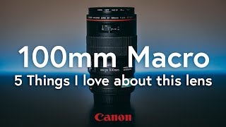 Canon EF 100mm f28L Macro USM Review [upl. by Steinman]