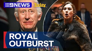 Senator Lidia Thorpe speaks after outburst during King Charles III visit  9 News Australia [upl. by Sherrie]