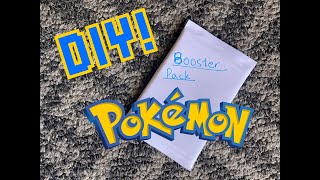 DIY How To Make A Pokemon Booster Pack [upl. by Adnauqaj]