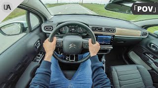 2021 CITROËN C3 12 PureTech 83HP  5 Speed Manual Gearbox  4K POV TEST DRIVE [upl. by Ilahsiav]