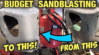 Sand Blasting  Pressurised Sandblaster [upl. by Cleodel]