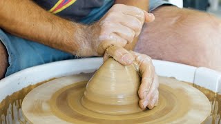 How to A Beginners Guide to Centering Clay on the Pottery Wheel [upl. by Slen]