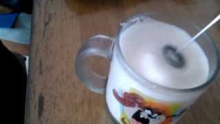 Aerolatte Review Frothing Cold Milk In Under 1 Minute [upl. by Flori]