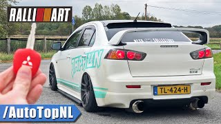 Mitsubishi Lancer Ralliart REVIEW on AUTOBAHN by AutoTopNL [upl. by Eicaj]