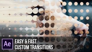 Create Great Custom Transitions Within Minutes  After Effects Tutorial [upl. by Allin]