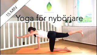 15 min yoga för nybörjare  Annas yoga studio [upl. by Anaud112]