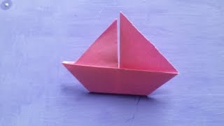 Origami  Barco velero de papel [upl. by Aviv]