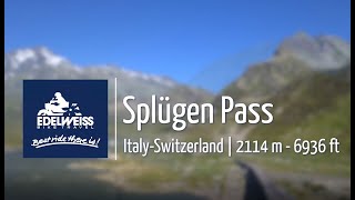 Splügen Pass  The most beautiful roads of the Alps [upl. by Terese38]